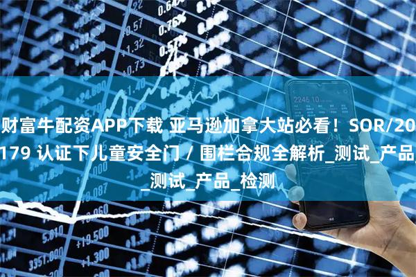 财富牛配资APP下载 亚马逊加拿大站必看!SOR/2016 - 179 认证下儿童安全门 / 围栏合规全解析_测试_产品_检测