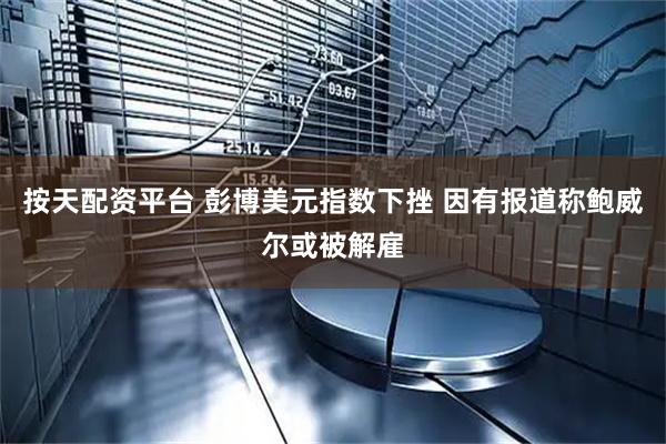 按天配资平台 彭博美元指数下挫 因有报道称鲍威尔或被解雇
