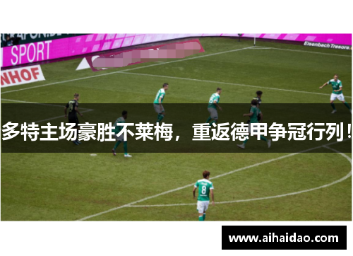 多特主场豪胜不莱梅，重返德甲争冠行列！
