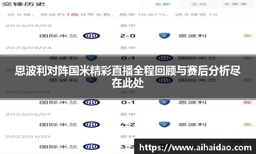 恩波利对阵国米精彩直播全程回顾与赛后分析尽在此处